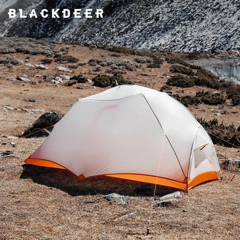 

BLACKDEER Nova Camping Tent 1 Person Ultralight Tent Nylon Silicone Coated Waterproof Hiking Backpacking Outdoor DAC Pole 1.08kg