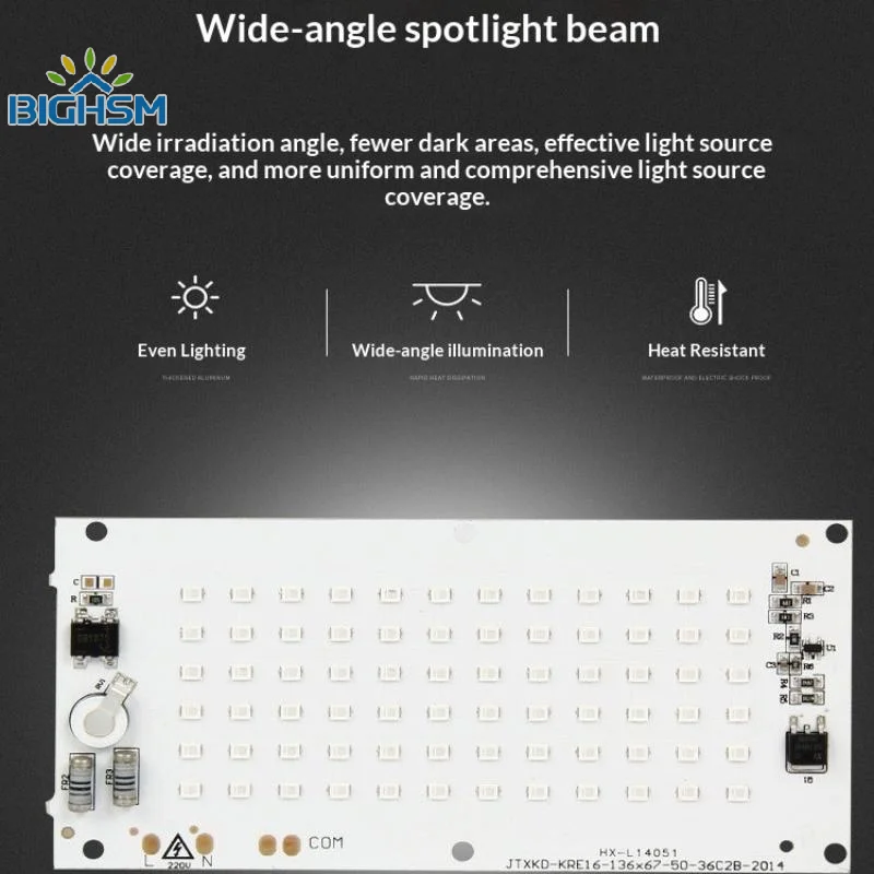 UVA 395nm UV LED Light Panel High Voltage Driverless 220V Linear LED Light Source Board For UV Curing Adhesive