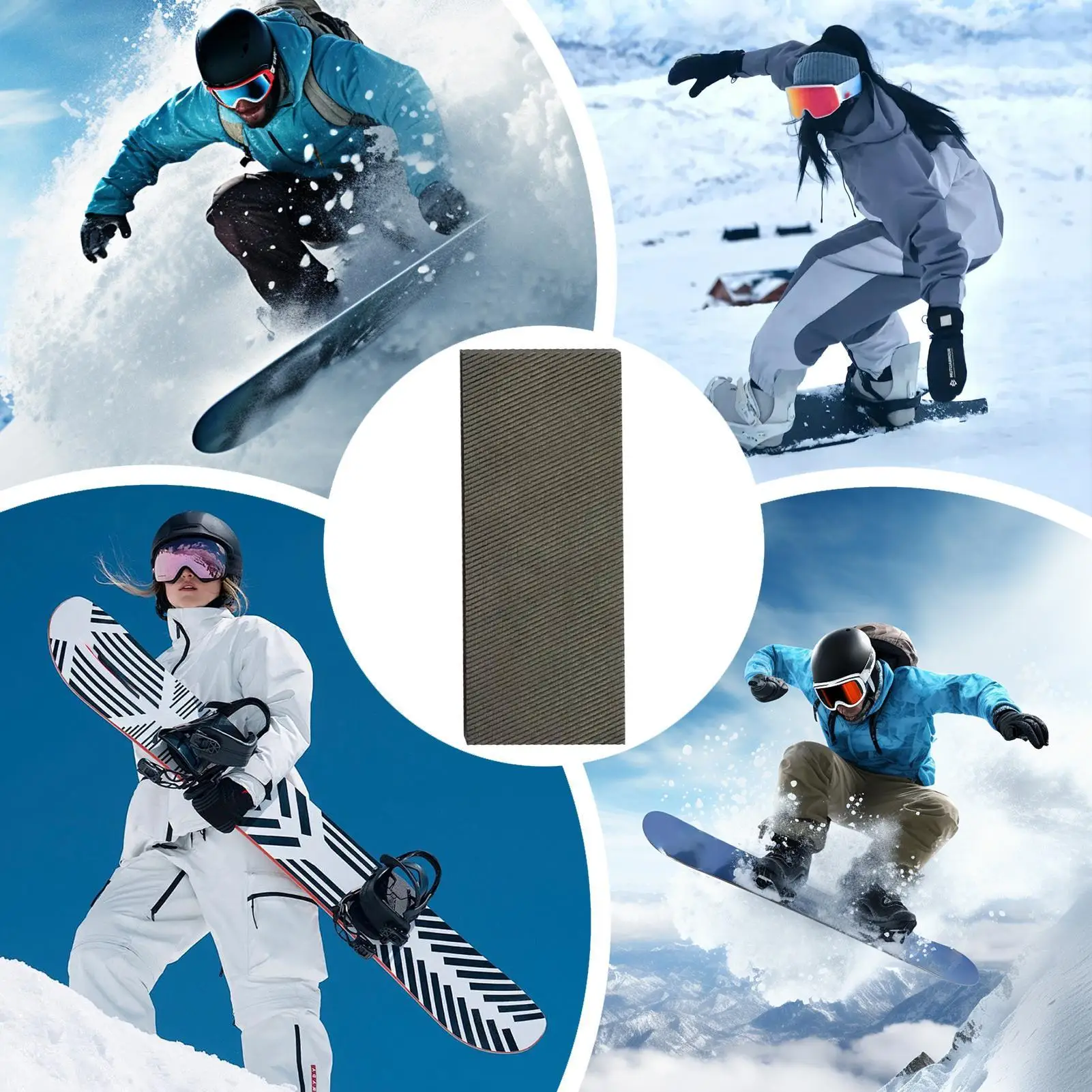 Snowboard-Tuning-Feilen: Hochpräzises Trimmwerkzeug zur Verwendung mit allen auf dem Markt erhältlichen Solid-Winkelmessern