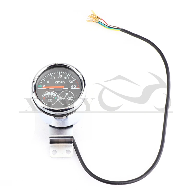 

LED Motorcycle Digital Speedometer Universal Scooter ATV Meter Fuel Gauge Tachometer Indicator Retro Odometer