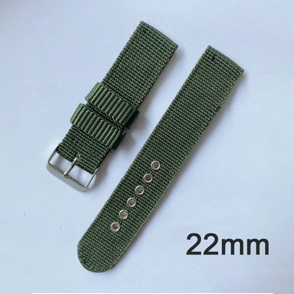 Universal Sports Nylon Canvas Strap Men Women Pin Buckle Watch WristBand Replacement Watchband Watch Accessories