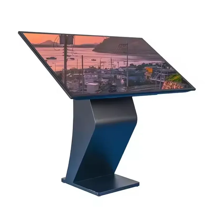 43 Inch Horizontal Touch Screen Kiosk Digital Signage Advertising Display Interactive Query Machine For Exhibition Mall Shop