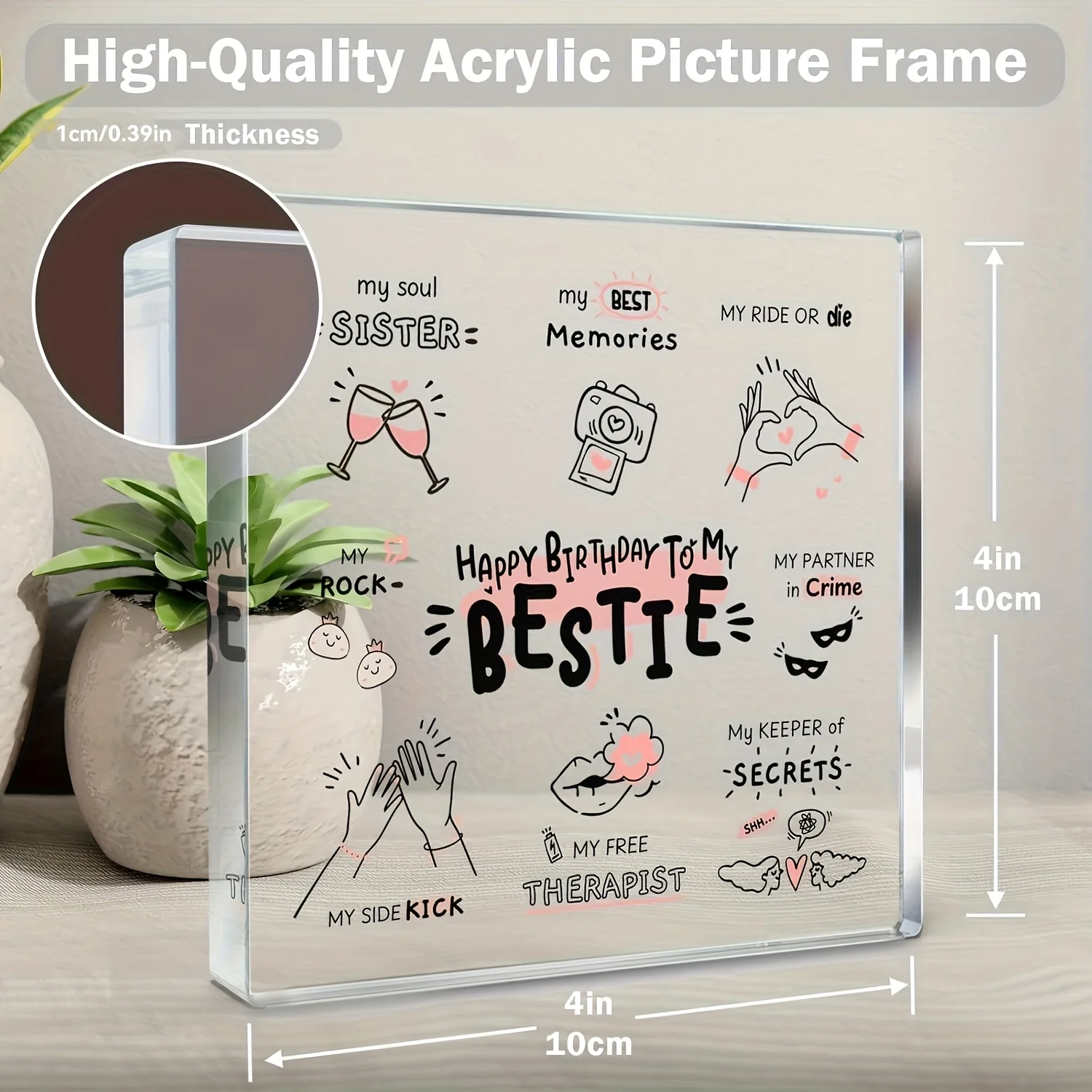 هدايا Bestie للنساء، هدايا الأصدقاء، هدايا أفضل الأصدقاء للنساء، هدايا الصداقة للنساء، هدايا عيد الميلاد لأخت Bff Soul #2