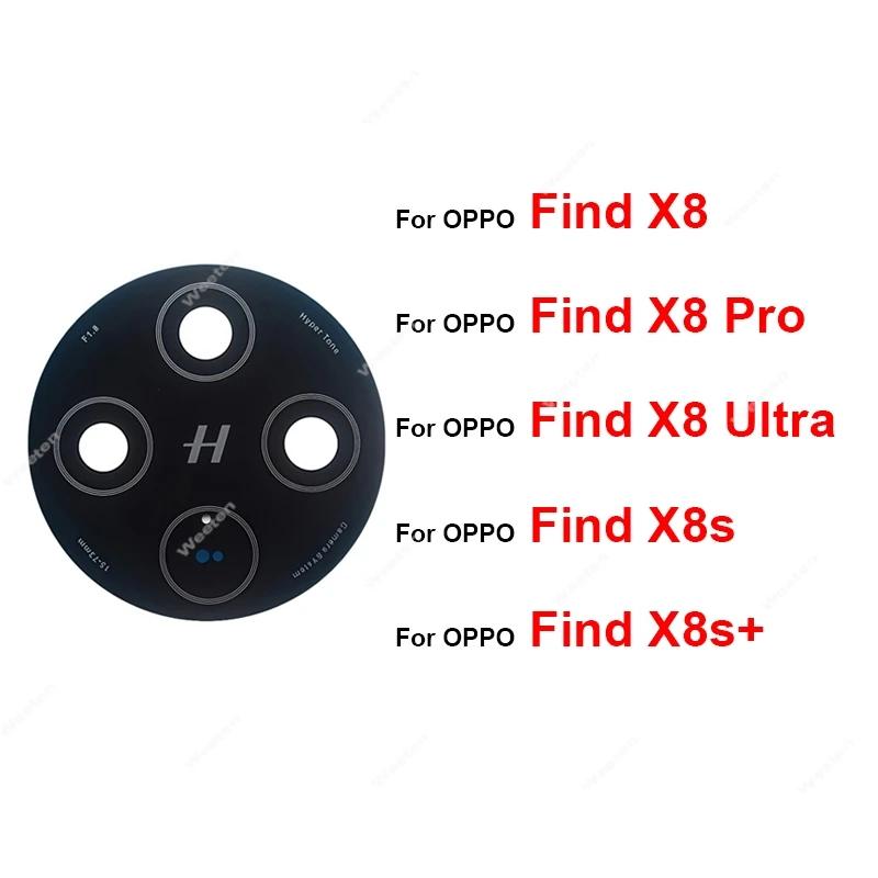

Rear Main Glass Lens For OPPO Find X8 X8s Pro Plus Rear Main Glass Lens Back Camera Lens Glass Sticker Repair