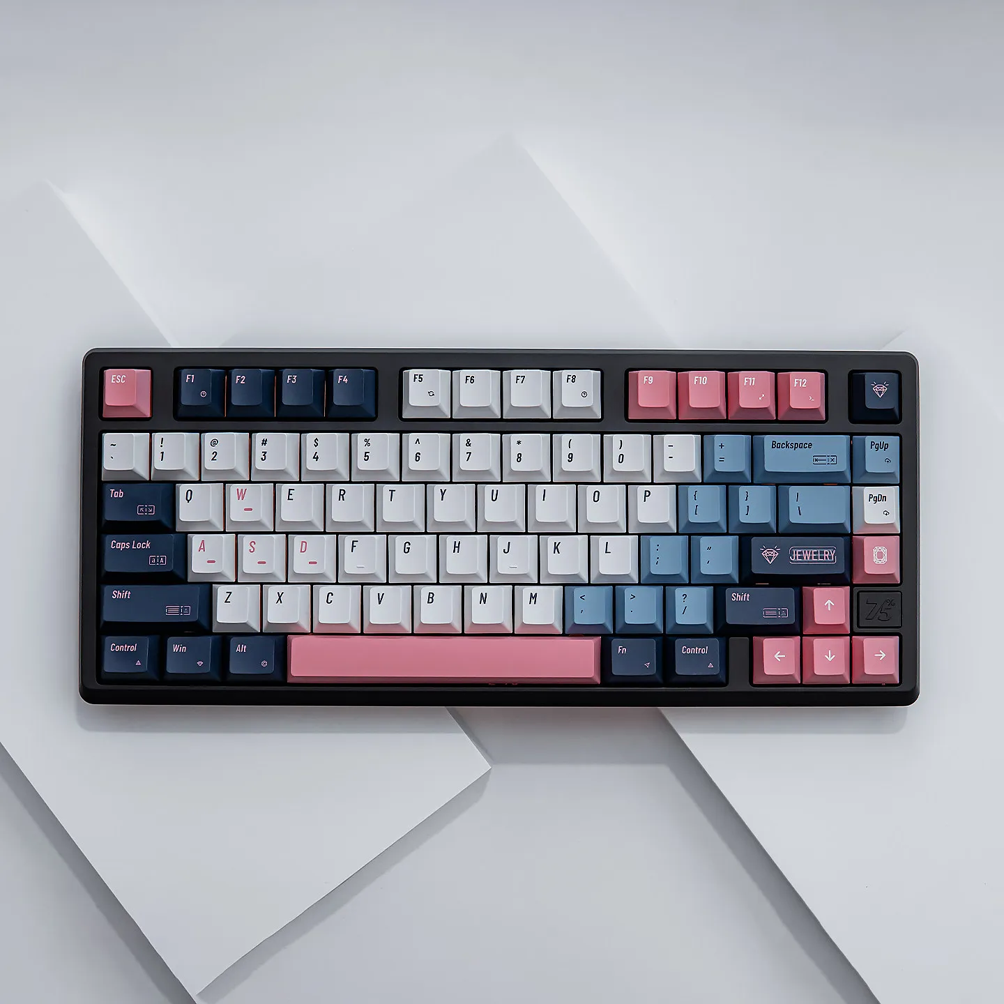 

Оригинальные кейкапы Taptempo с дизайном ювелирных украшений, профиль Cherry, сублимационная печать, PBT-кейкапы, полный комплект для механических клавиатур с переключателями MX.