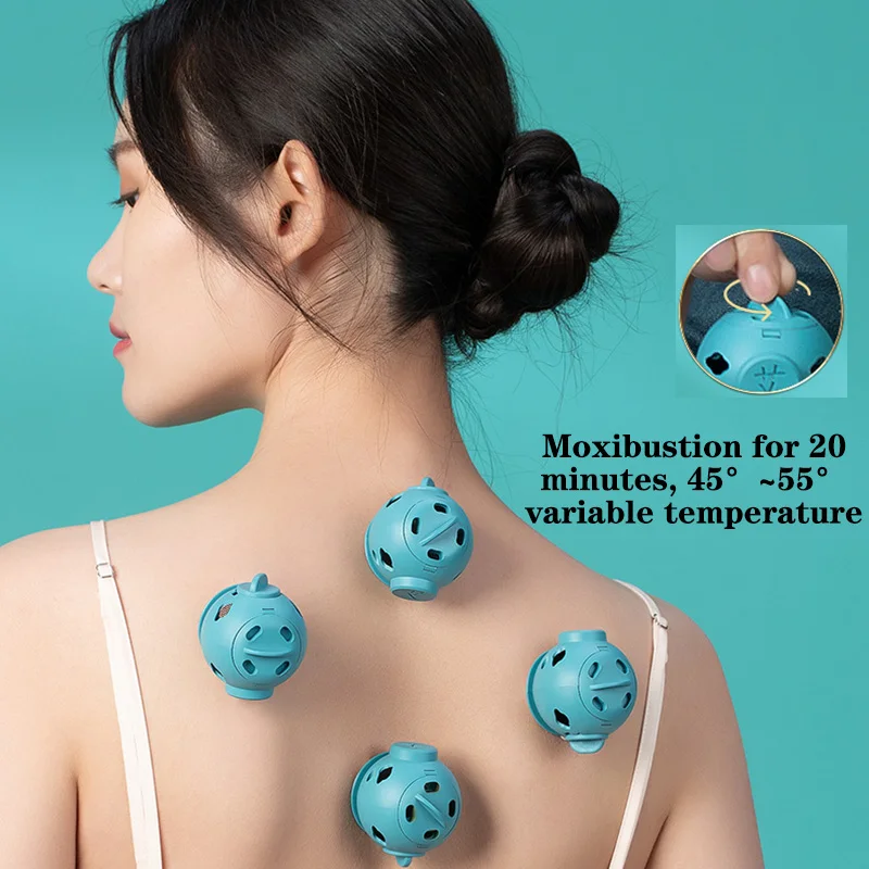 Moxibustion Mini Pot Mugwort Tube Thick Moxa Sticks Burner Heat Acupuncture Point Relieve Pain Women Gynaecopathia Warm Therapy