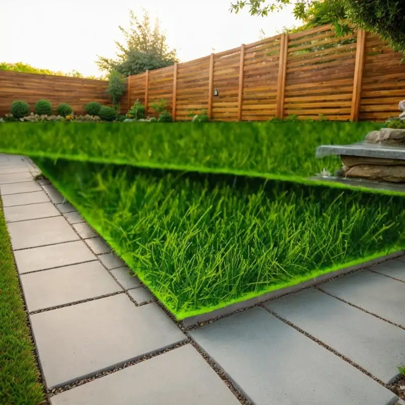 

1/2PCS DIY Railway Scene Artificial Grass Mat, 15/30cm Square, 3mm 5mm 8mm Thick Carpet