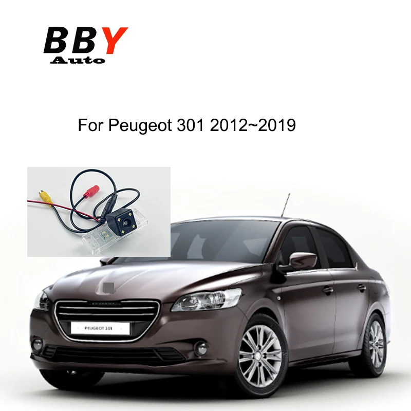 

Камера заднего вида с ночным видением для Peugeot 301 2012 ~ 2019, камера заднего вида/камера номерного знака