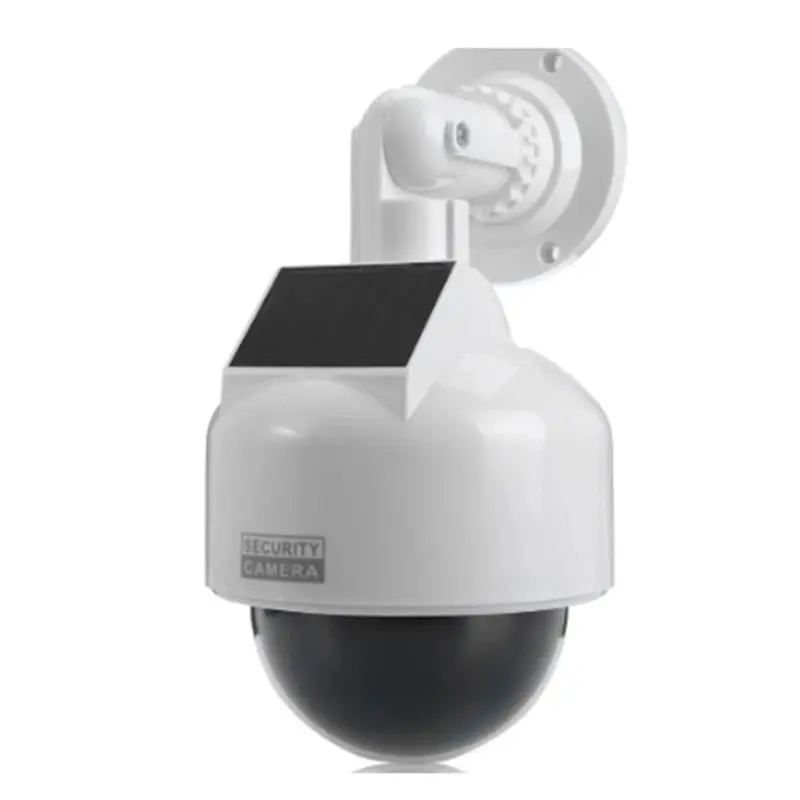 

【A43M】Simulation Security Camera With Flashing LED Light 360° Rotation Dummy CCTV Dome 1 PCS