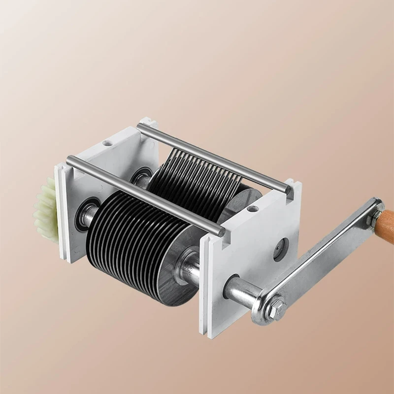 

2.5-Inch Manual Meat Slicer Compact Slicer for Chopping, Dicing, and Slicing Chili Peppers and Vegetables Slices Pork, Beef, and