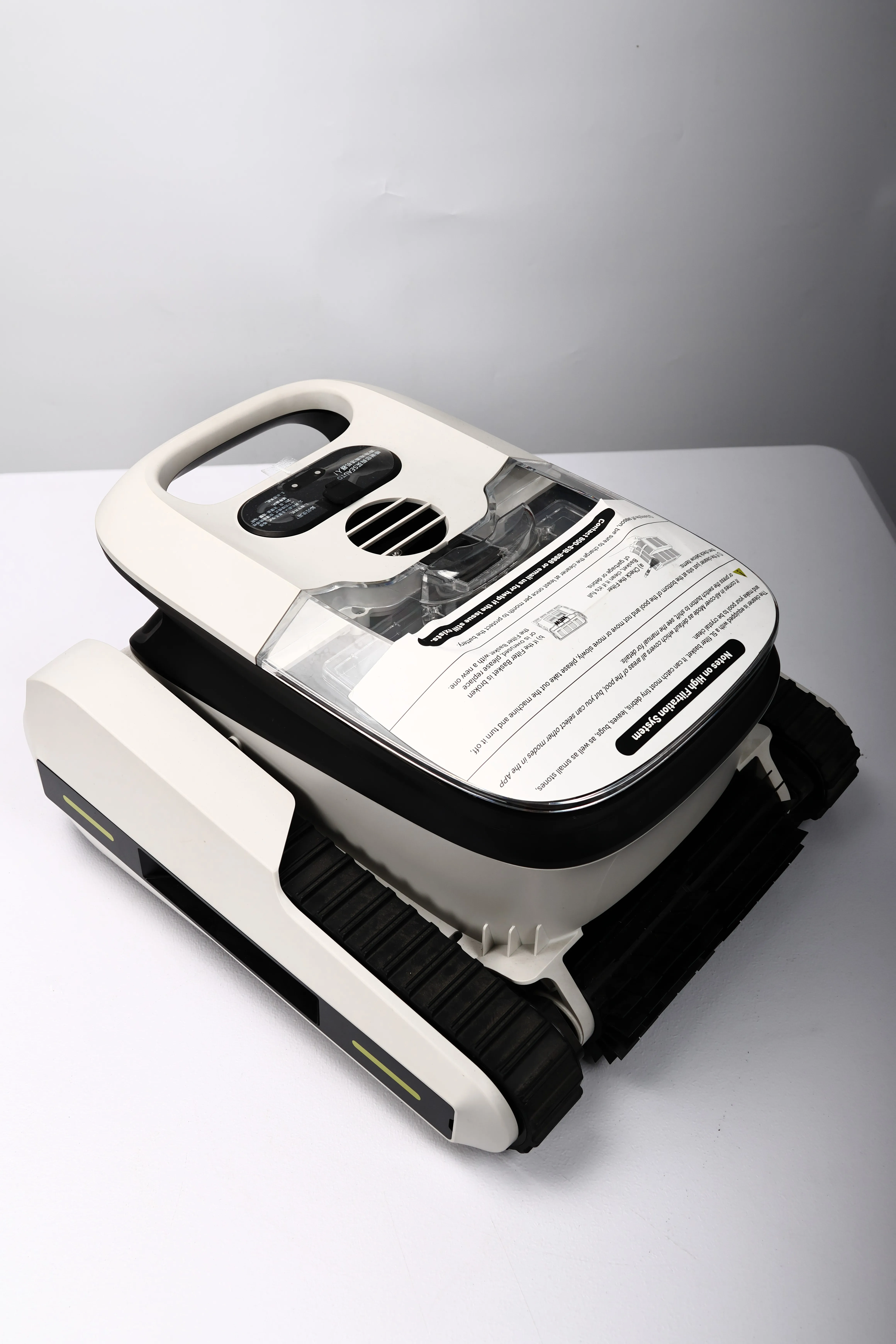 

Automatic Intelligent Wireless ABS JinDe Shark Pool Vacuum Cleaner Crack Resistant Anti-Slip Above-Ground In-Ground Pools