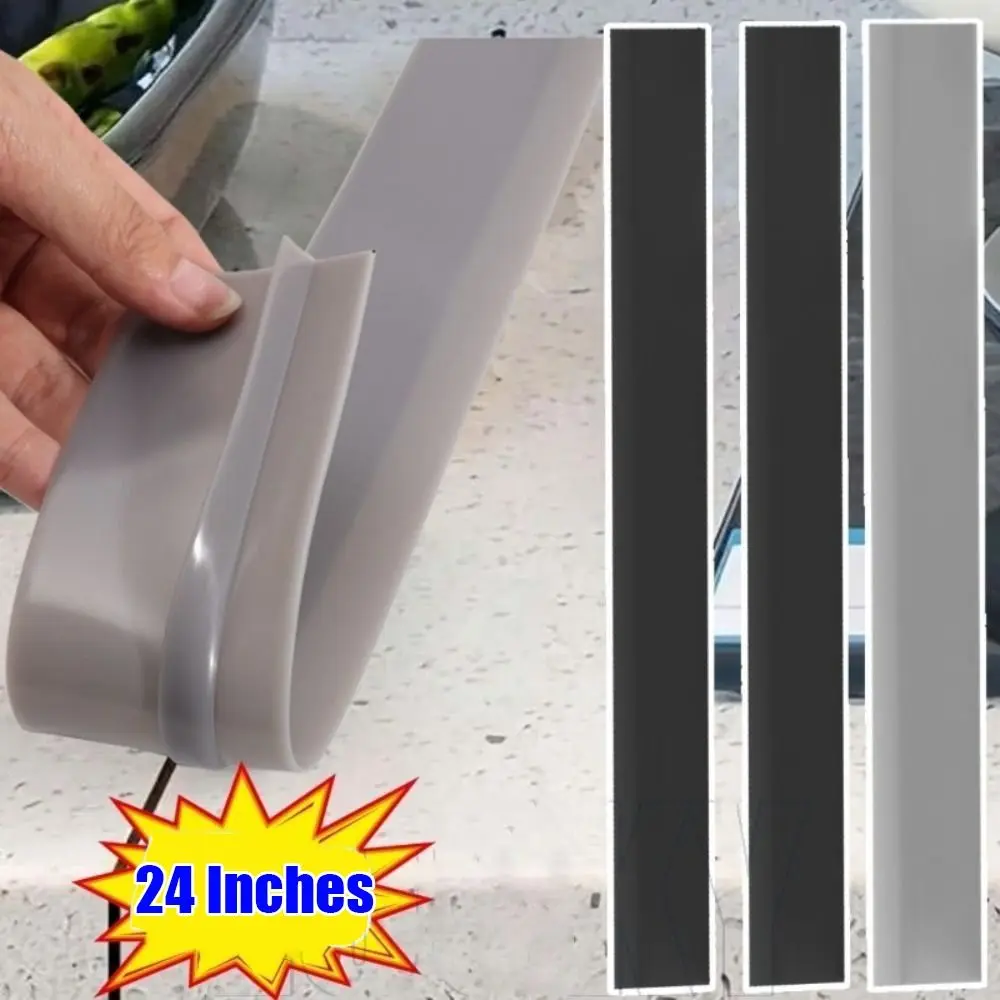 24 Inches Kitchen Stove Gap Strip Silicone Anti-Oil Cabinet Sealing Strips Anti-Stain Scalable Oven Anti-spill Seal