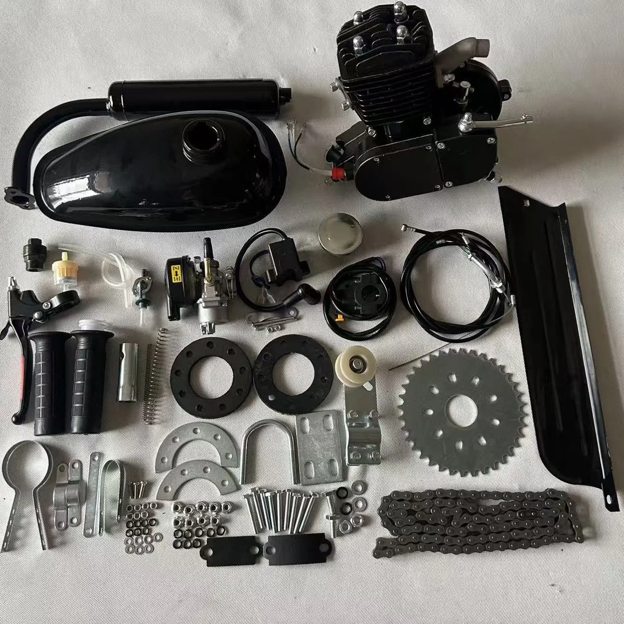 

Bicycle Modified Engine Two-stroke 80cc Black Full Set