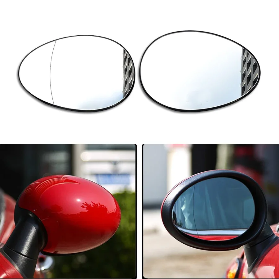 

For BMW Mini 2th Generation R56 2007-2014 Rearview Mirrors Glass Outside Door Side Mirror Lens Heating 51162755625 51162755626