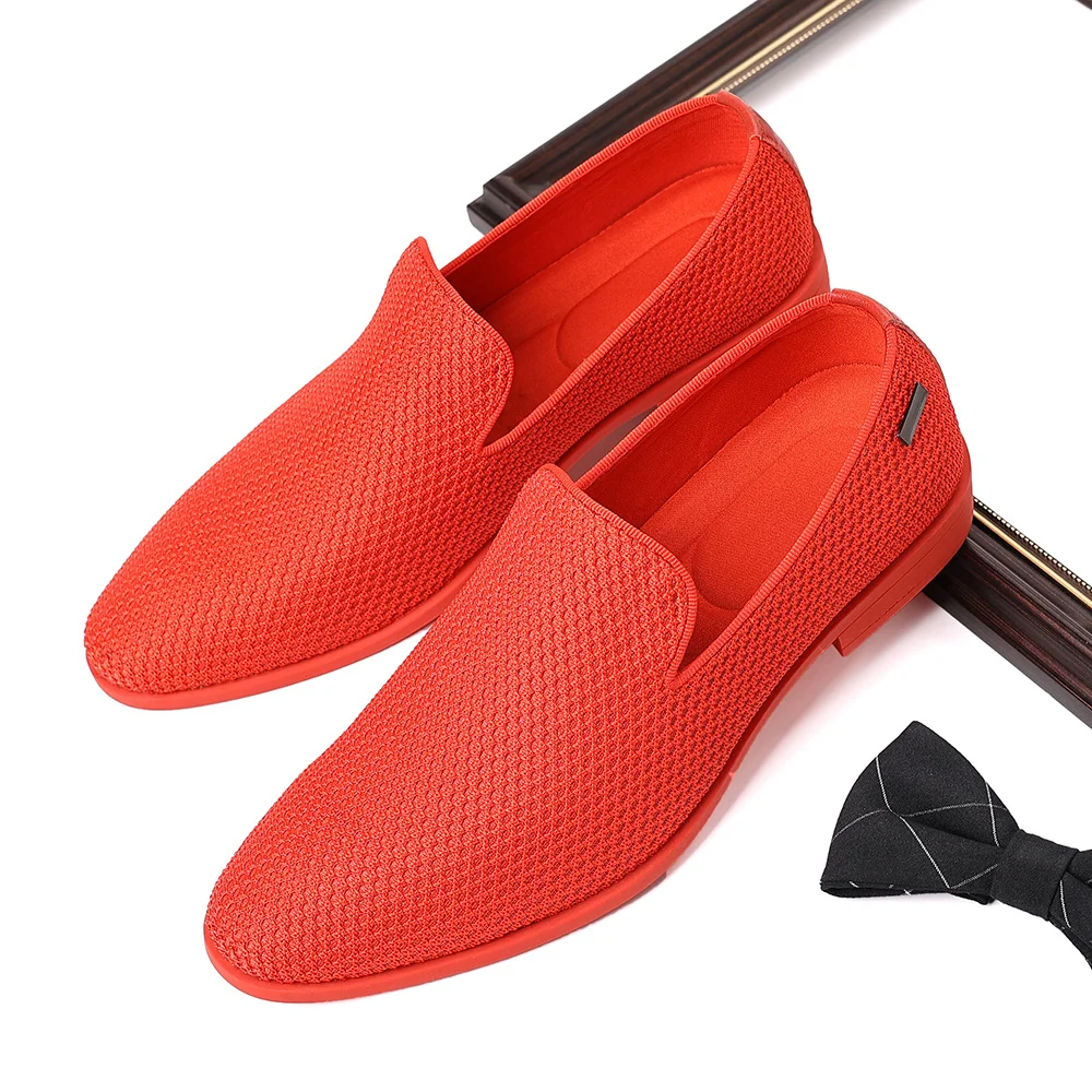 

Мужская повседневная обувь без шнуровки в сетку — новые модные лоферы, дышащие, большие размеры 47/428, легкие кроссовки для ленивых