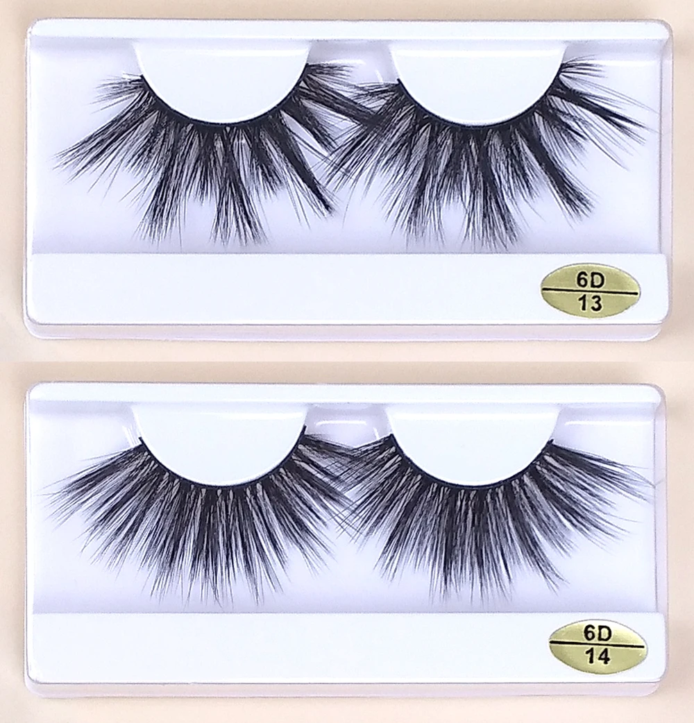 25mm Mink Lashes Bulk Wholesale 10/20/30/50/100 pcs Makeup False Eyelashes Pack Fluffy Dramatic Long 25 mm Fake Eyelashes Bulk