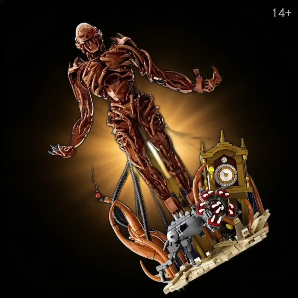 Mutant  Building Block  1433PCS Stranger Series Horror Skeleton Boss with Scene Base Posable Monster Toys Gift for Adults