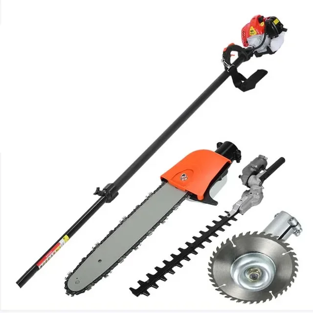 Garden tools 52cc long handle chain saw long reach gasoline pole saw pruner