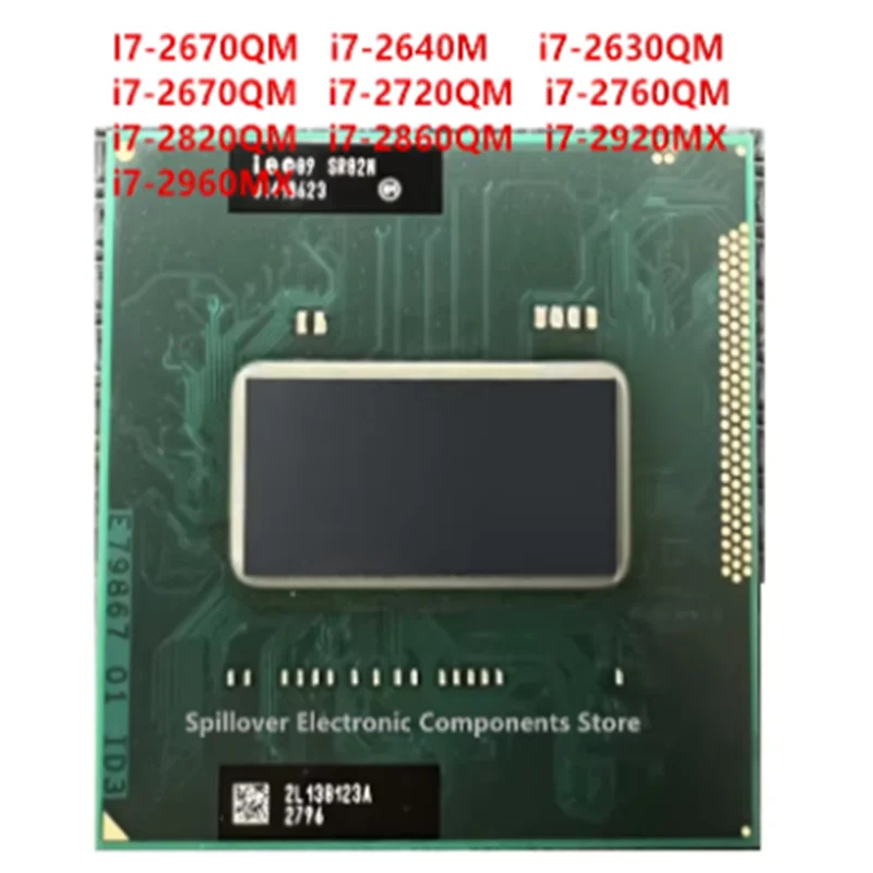 I7-2670QM i7-2640M 2630QM 2670QM 2720QM 2760QM 2820QM 2860QM 2920MX 2960MX Original official CPU