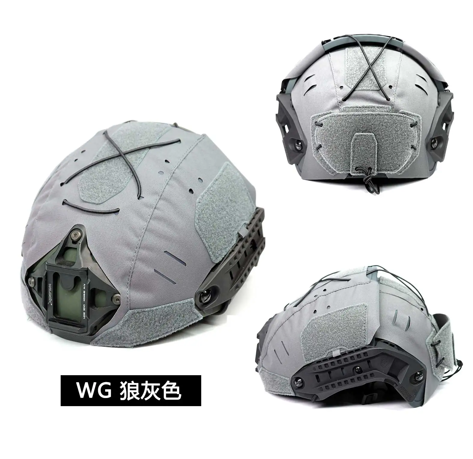 MCAP White Camo Snow Camouflage Helmet Protector Skin Cloth Cover for Tactical AF Helmets MC MCBK RD CB WG
