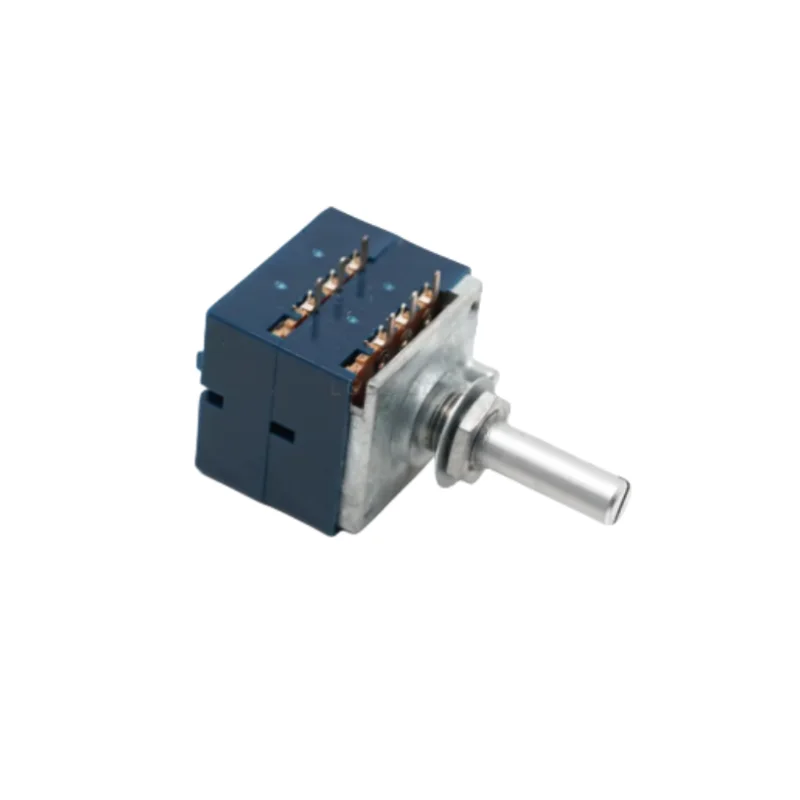 Original Japan ALPS Potentiometer RK27 5KA 10KA 20KA 50KA 100KA 250KA 500KA Volume Adjustment Knob Circular Handle 25mm 6-Pin