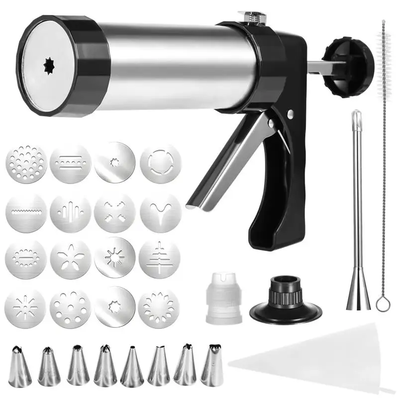 Churrera Churro Maker Machine Kit Stainless Steel Churro Maker Kit With 1 Piping Bag And 8 Piping Nozzles Churro Filler Kit