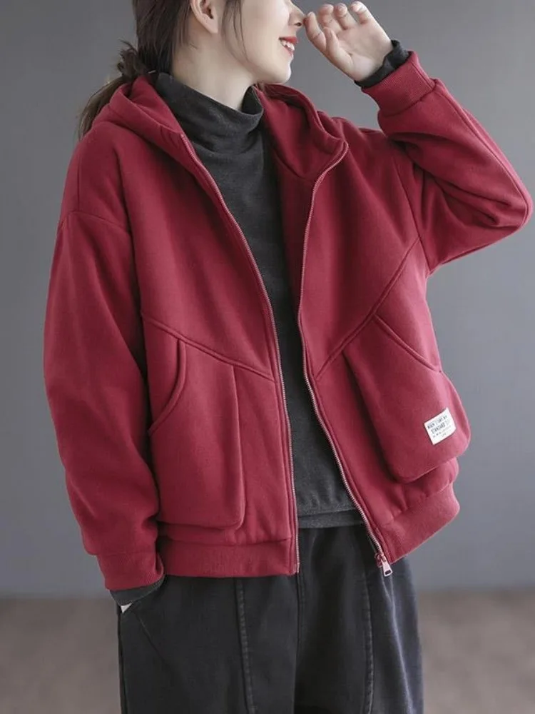 sweat-shirt-a-capuche-rouge-pour-femme-style-court-patchwork-haut-de-gamme-vintage-coupe-ample-col-ouvert-broderie-mode-printemps-automne