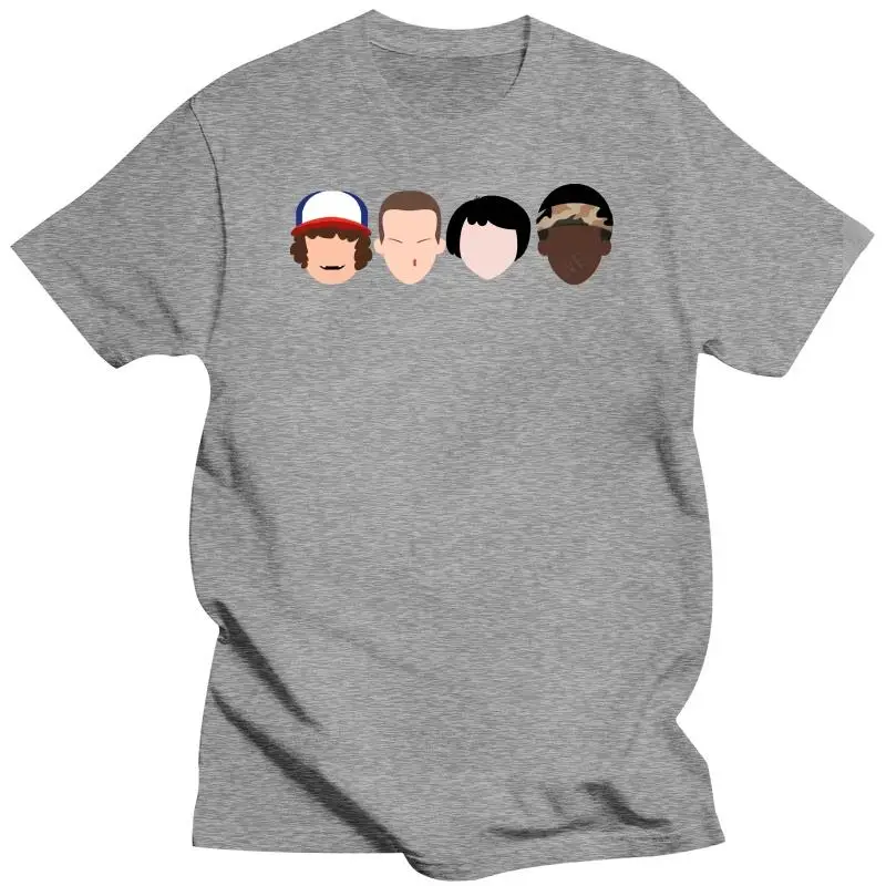 Męska nieznajoma twarz T-Shirt-zestaw podarunkowy nieznajomy jedenaście rzeczy HORROR DVD mężczyzn z krótkimi rękawami koszulka podstawowych bluzek