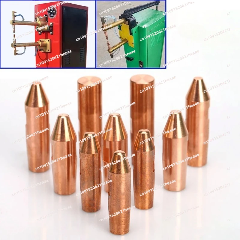 Suitable for13X45mm 13x50mm 13x60mm High Hardness Resistance Welding Electrode C18200 Pneumatic Spot Welder Electrode Tip