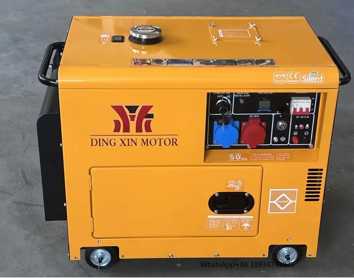 3.75KVA  6.25KVA 7.5KVA 10KVA 12KVA 16KVA Super Silent Diesel Genset 5kw Portable Diesel Generators diesel generators 6KVA