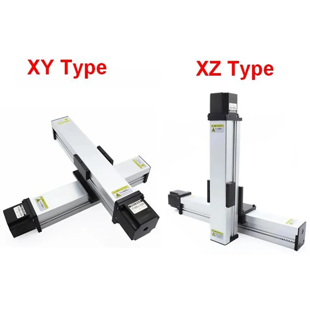 Imagem -03 - Totalmente Fechado Módulo Deslizante Tabela Mgr12 Slider Ballscrew 1204 1605 1610 Alumínio Perfil Trilho Linear Nema23 Stepper Motor