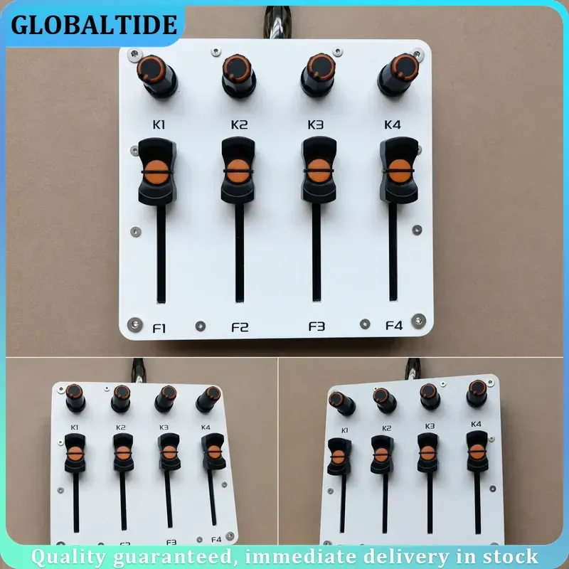 4 Knob 4 Pushrod MIDI Controller 45mm Fader Custom CC Computer Music Host Software Control Surface for DAW Production