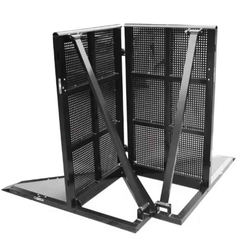 Highway Steel Stage Crowd Control Safety Barrier Soccer Field Protection Aluminum Barrier Tradeshow Exhibition Equipment