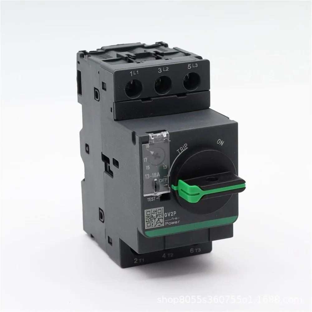 GV2PE01C Motor Thermomagnetic Circuit Breaker 0.1A-0.16A 3P DIN Rail Mounting Anti-overload Rotary Switch For Industrial Control