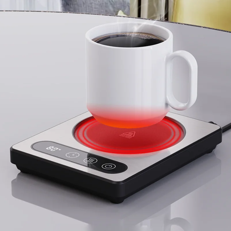 

Нагреватель кофейной чашки, 36 Вт, сенсорное управление, 12 часов, умный нагреватель кофейной кружки для кофе, напитков, чая с молоком, горячего шоколада