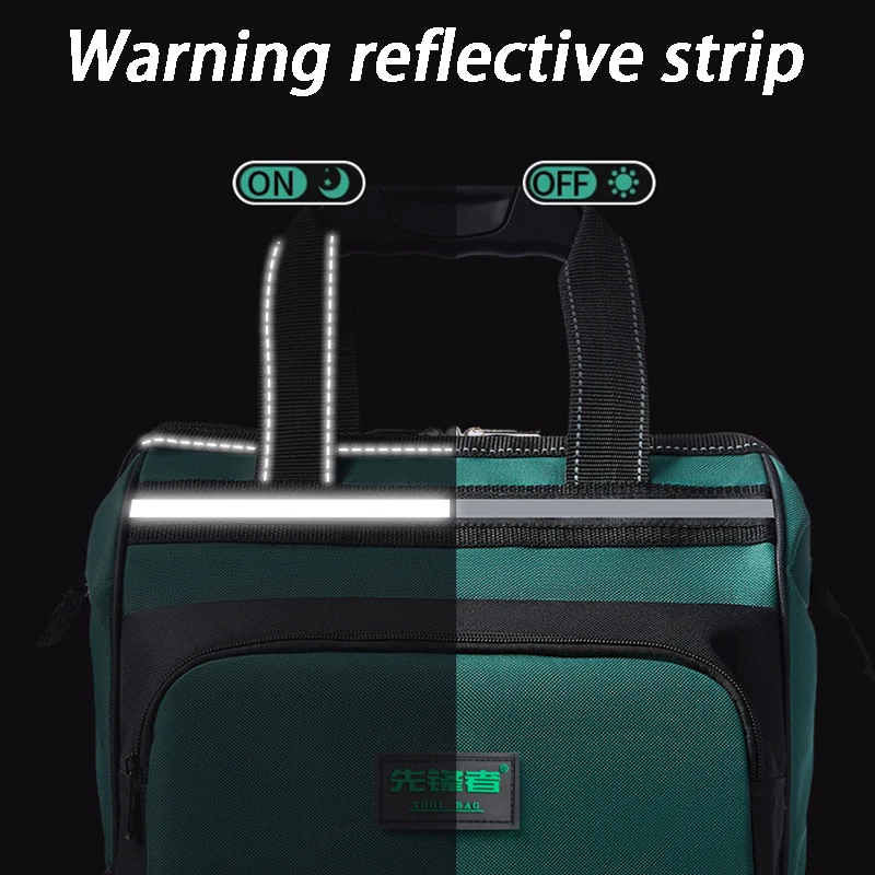 Portable High-capacity Tool Backpack Electrical Hardware Tools Organizer Bag Multifunction Oxford Cloth Repair Tool Storage Bags