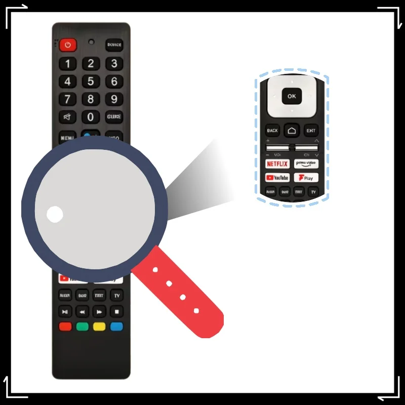 

RMC-0139N Smart Voice Remote Control for Sharp Network LCD Android TV Compatible RMC/0139N Remote Replacement