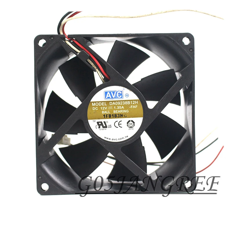 New Original DA09238B12H 12V 1.35A 9.2CM 9238 3PIN Speed Test Cooling Fan