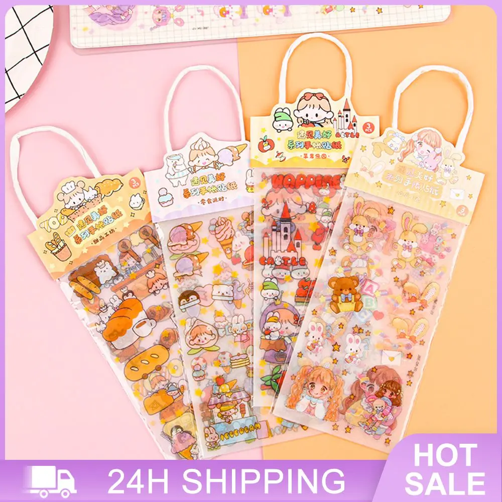 Creative Decoration Cute Stickers Waterproof Sealing Paste Toy Sticker Hand Account Sticker Pattern Cartoon Sticker Pet