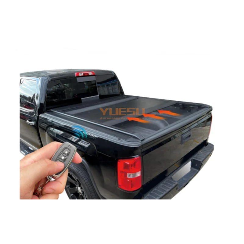 

Aluminium Electric Retractable Tonneau Cover Pickup Trucks Waterproof Accessories Hard Barrel Cover Ford Ranger F150 Mitsubishi