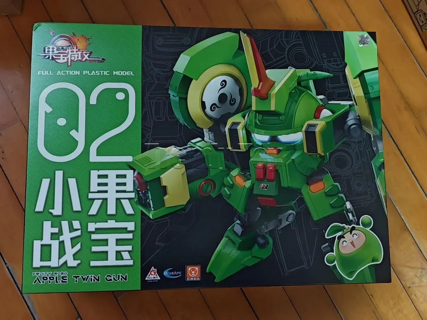 In Stock YI LI CHUANG WAN FRUITY ROBO Peach Surfer Turbo Grape Berry Hunter Assembling Model Toys Fruit Combo Peach Grape 01-06