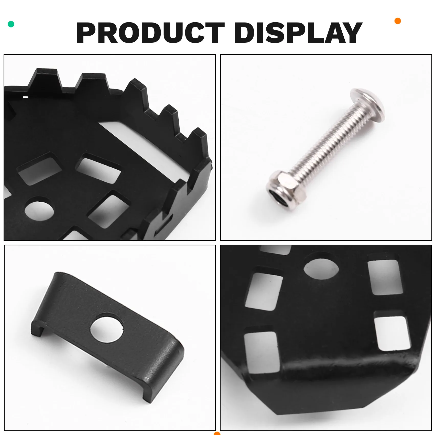 AT92-Brake Lever Extender Pedal For Motorcycle Foot Rear Brake Peg Pad Enlarge For Ducati Scrambler 400 800 Black