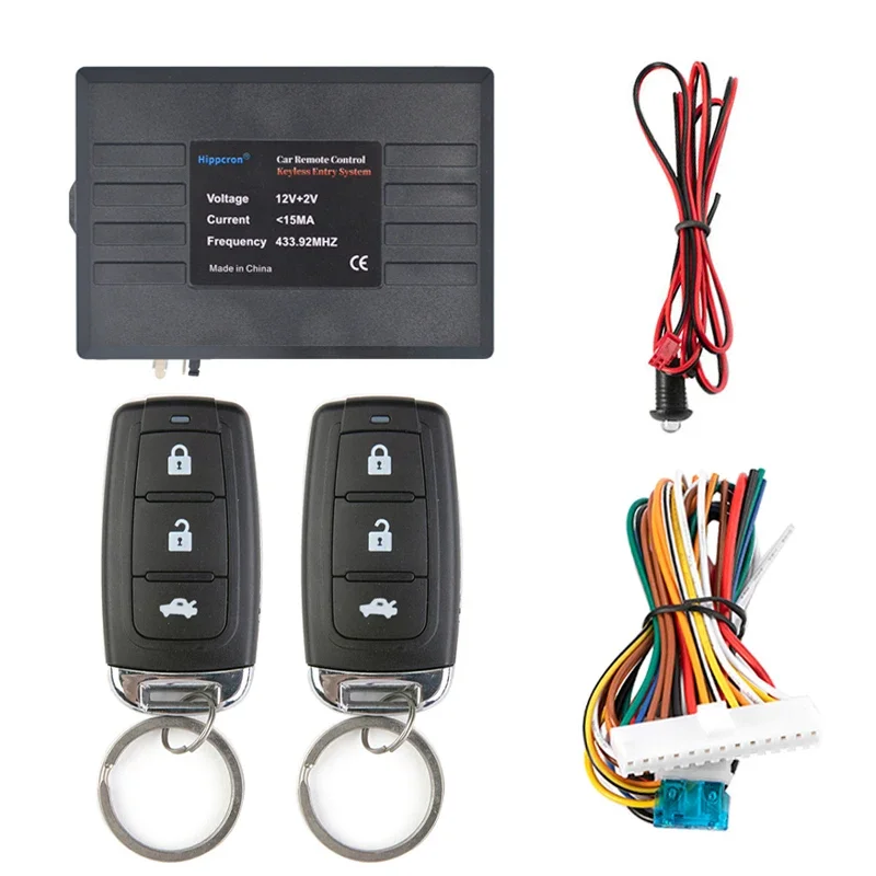 Universal Auto Türschloss Stamm Release Keyless Entry System Zentralverriegelung Kit Fernbedienung Auto Zubehör Mit Bluetooth – Detail 3