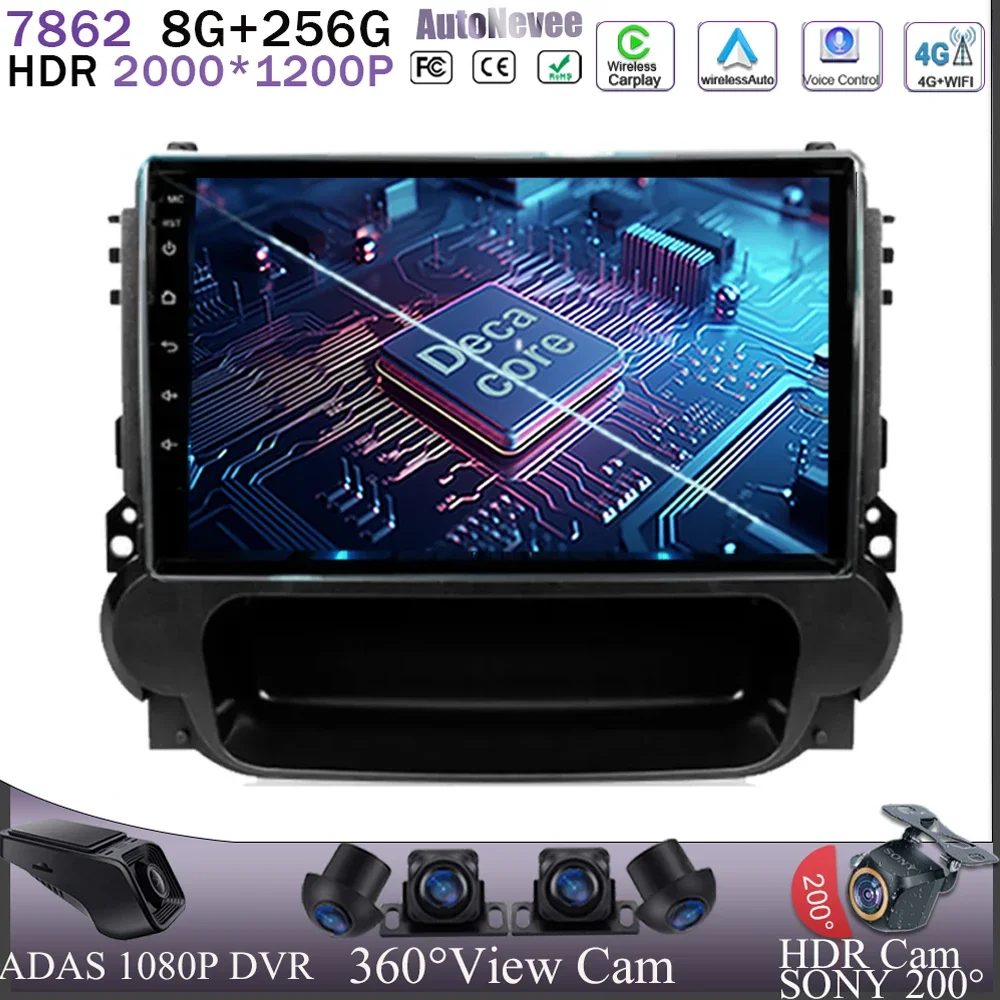 

Android 13 For Chevrolet Malibu 8 2012 - 2015 Carplay Radio Navigation TV 5G WIFI DVD GPS QLED Head Touch screen Multimedia 2din