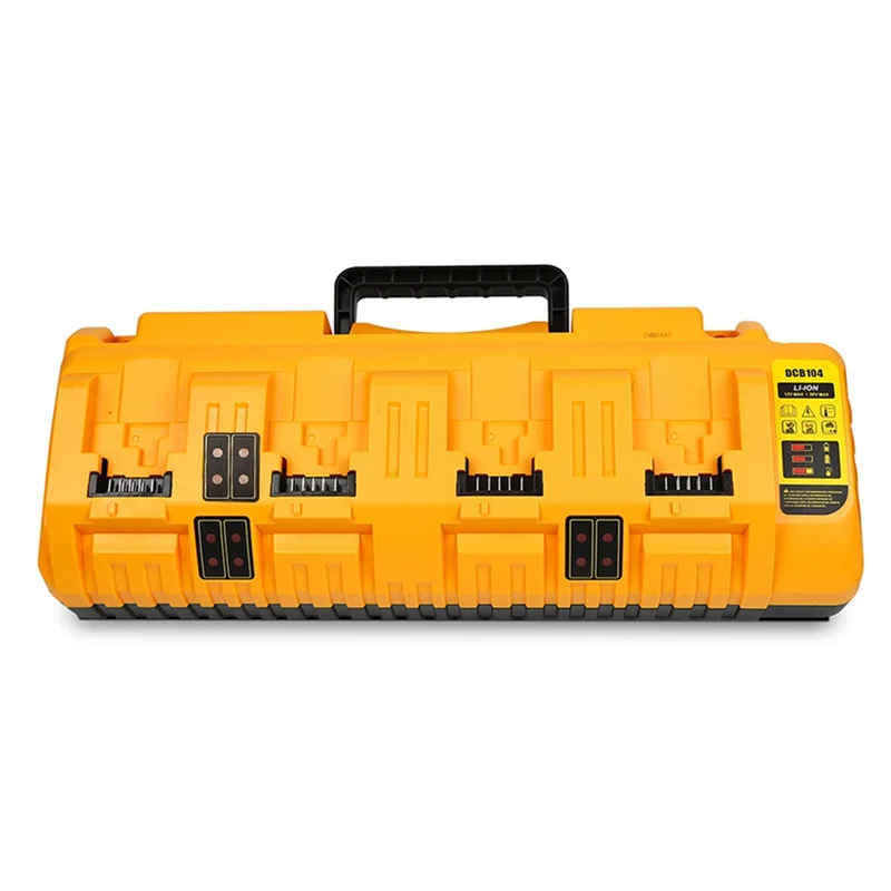 

ABJO-DCB127 DCB204 DCB206 4-Port Fast Battery Charger For 10.8V 12V 14.4V 18V 20V Flexvolt Lithium Batteries 3A Current