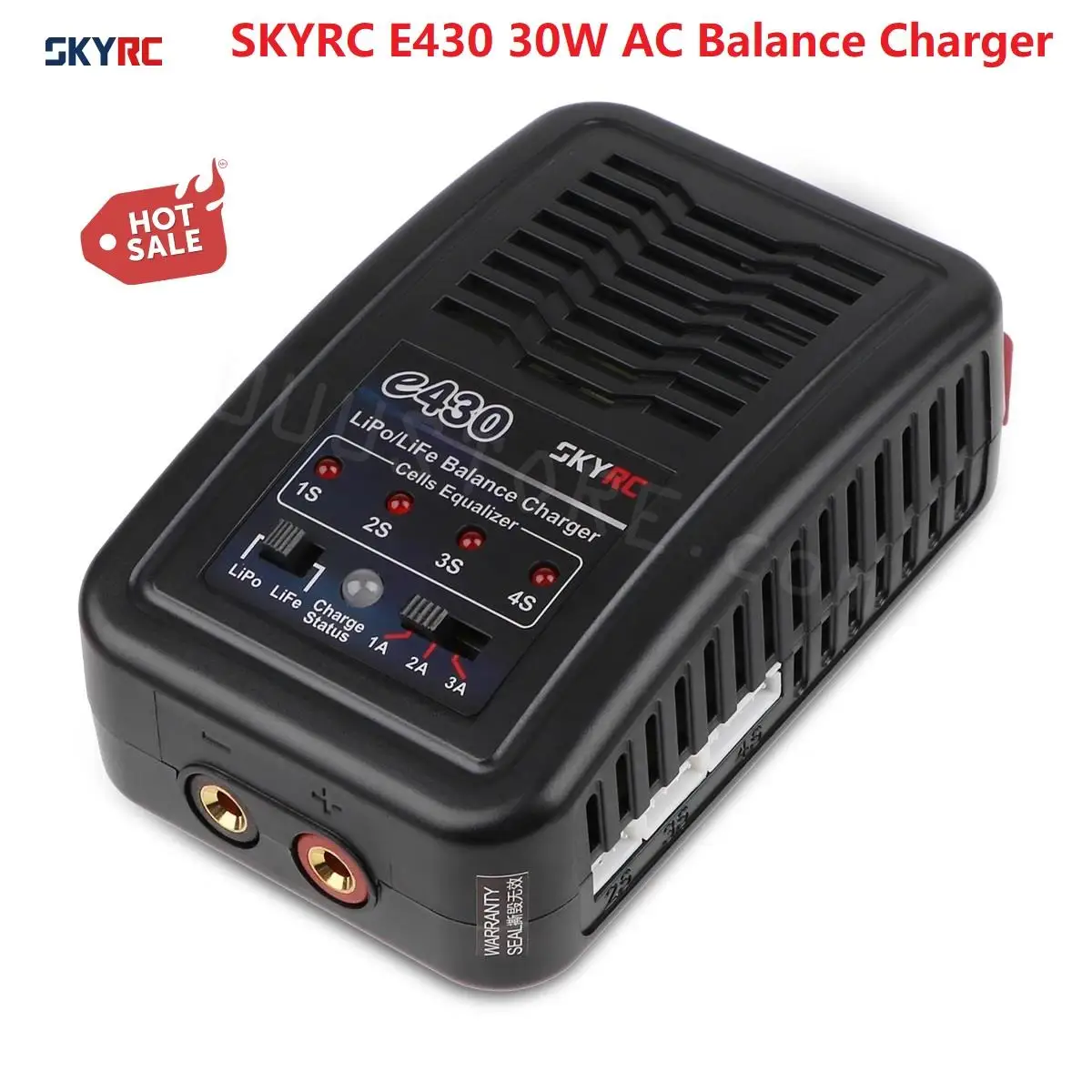 SKYRC E430 AC Balance Charger 30W 3A AC100-240V 2S 3S 4S For RC Car Drone FT010 FT011 Boat Lipo Balance Battery Charger