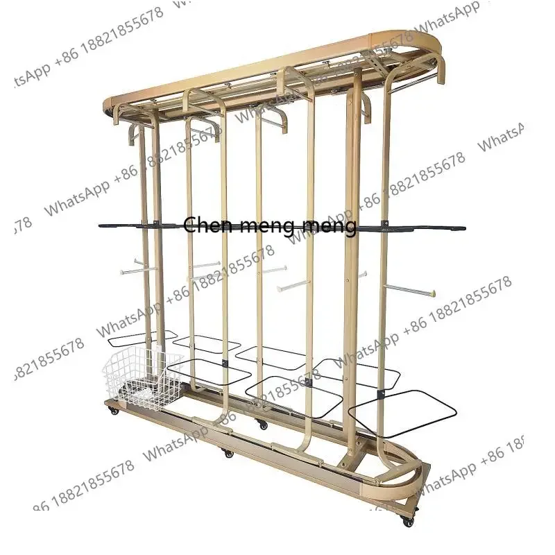 E153 Independent floor 360-degree multi-functional rotating hanger Cloakroom Storage Metal clothes rack