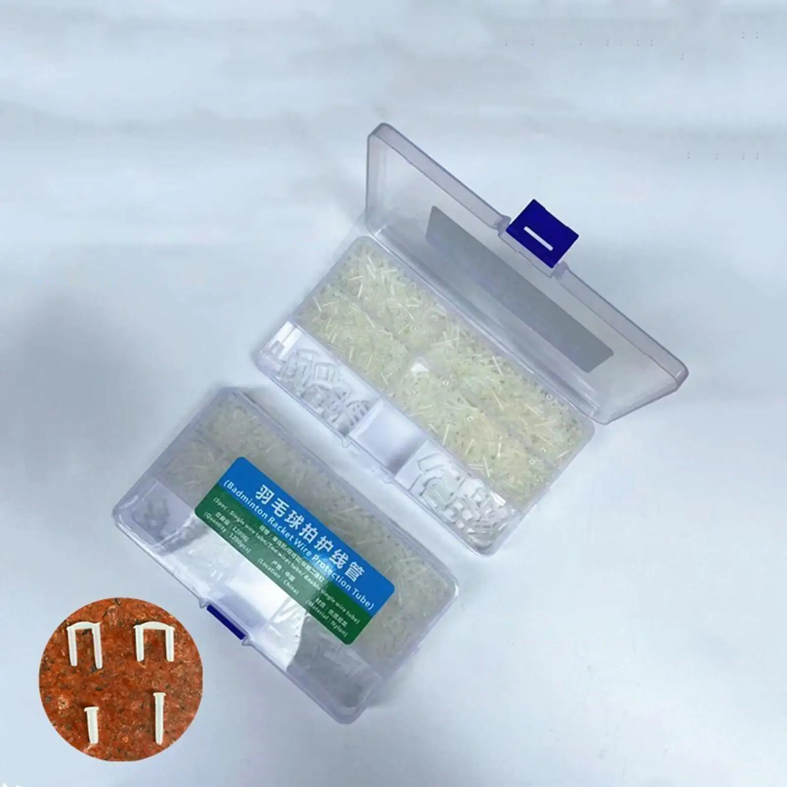 

Badminton Racket Grommet Set Assortment Kit Badminton Equipment Nylon Wear Resistant Protection Repair Parts Replacement