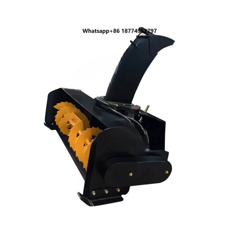 China Supplier Skid Steer Loader Attachments Snow Thrower Snow Blower Removal Machines