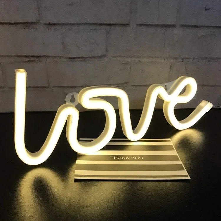 Neon sign Flexible wall-mounted custom led light Alphabet outer sign